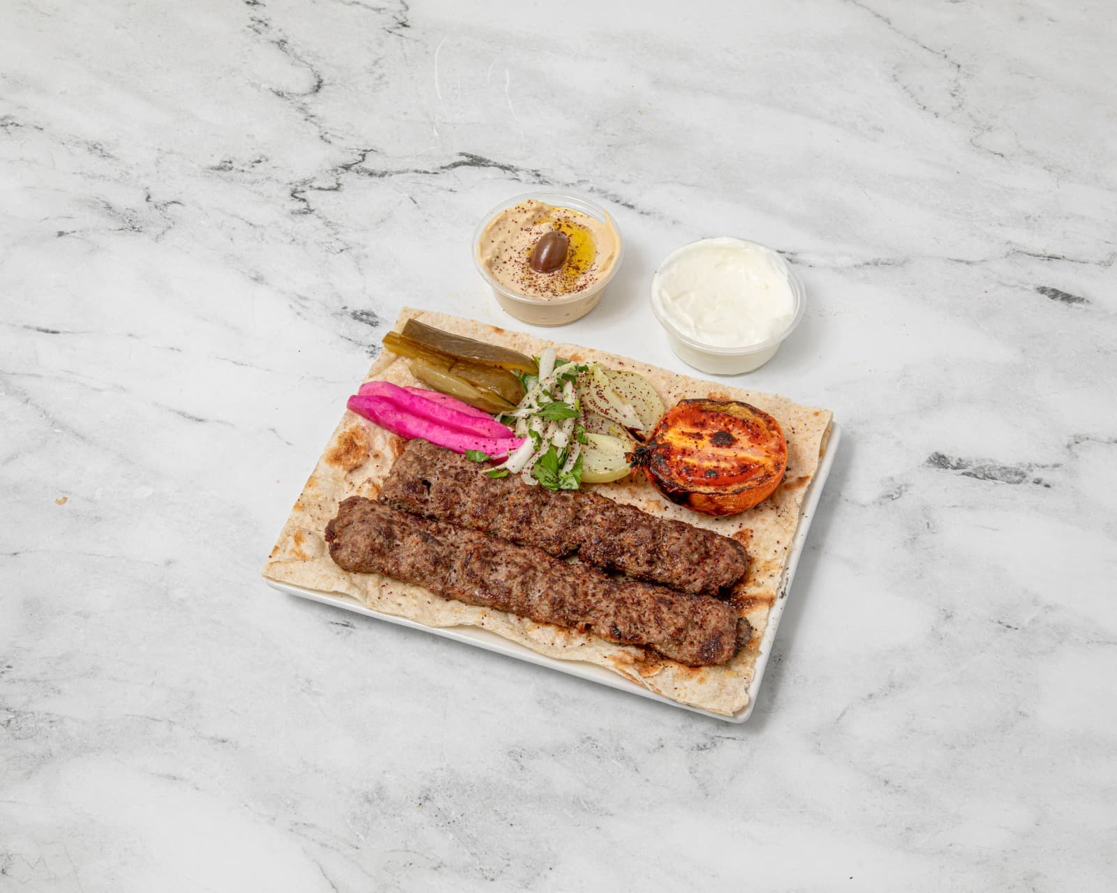 Kabab Platter (2 Skewers)
